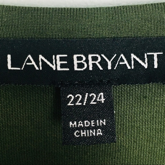 Lane Bryant Lace Embellished Tee Scoop Neck Top - Picture 6 of 7